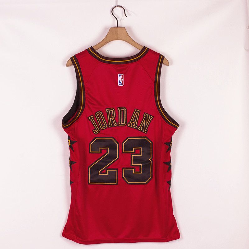 Men Chicago Bulls #23 Jordan Red Championship Commemorative Edition NBA Jersey->chicago bulls->NBA Jersey